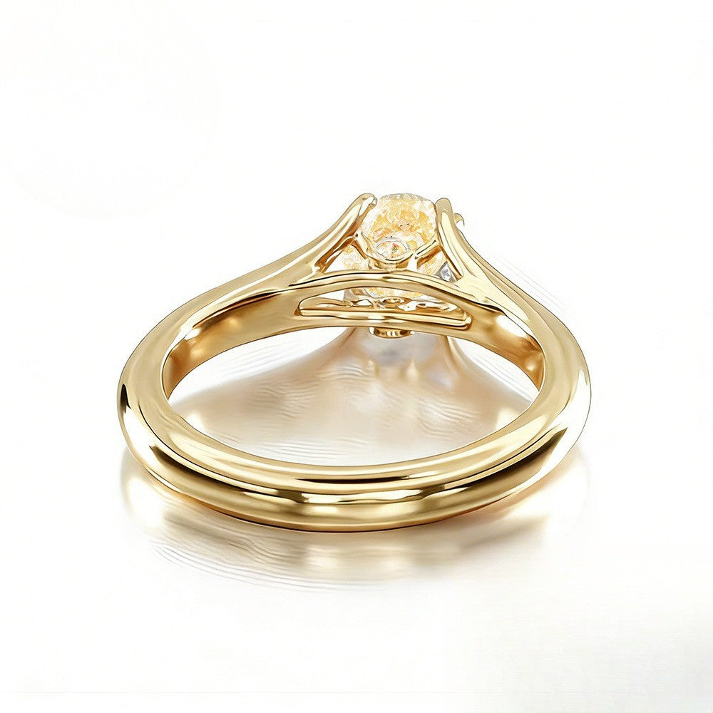 Angel & Child Glass Ring