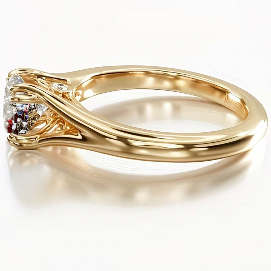 Knight & Lion Shield Ring