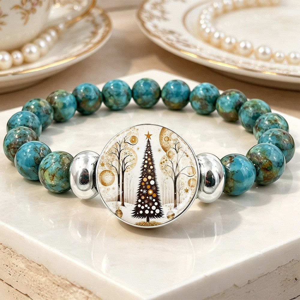 Winter Forest Christmas Bracelet