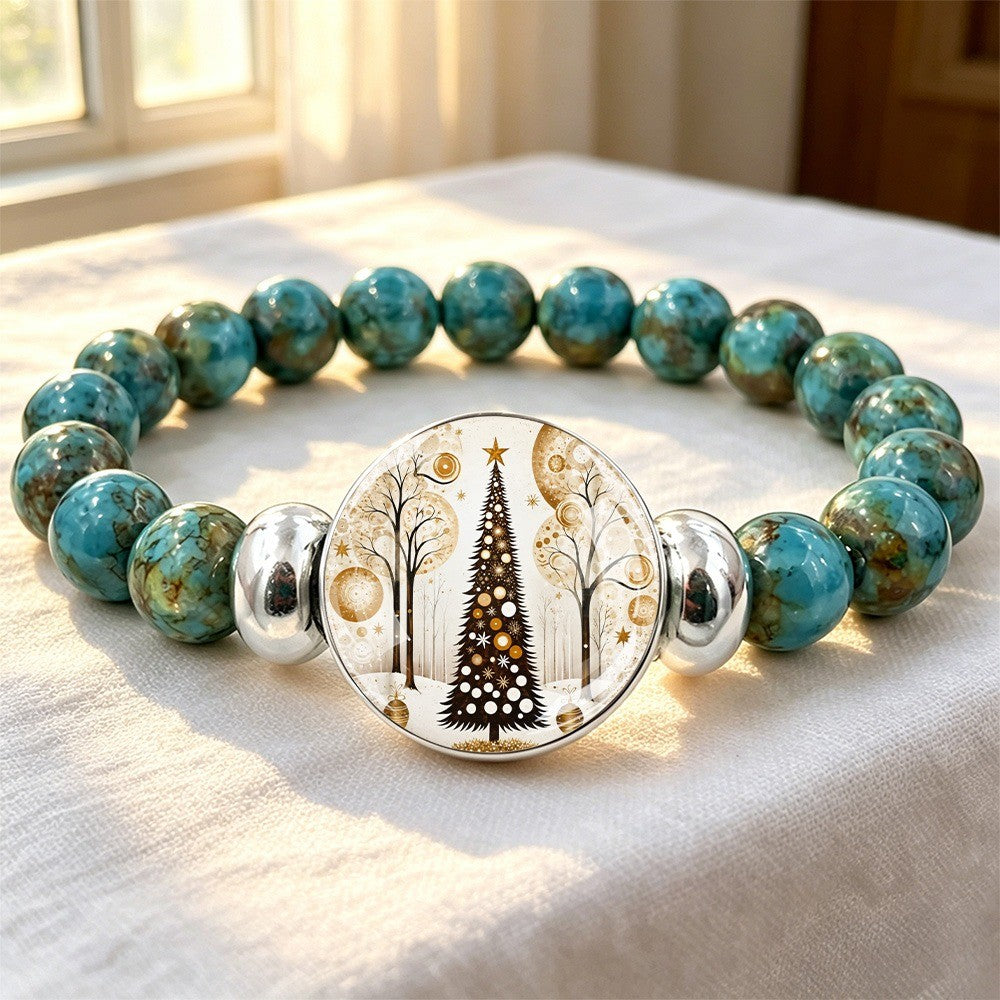 Winter Forest Christmas Bracelet