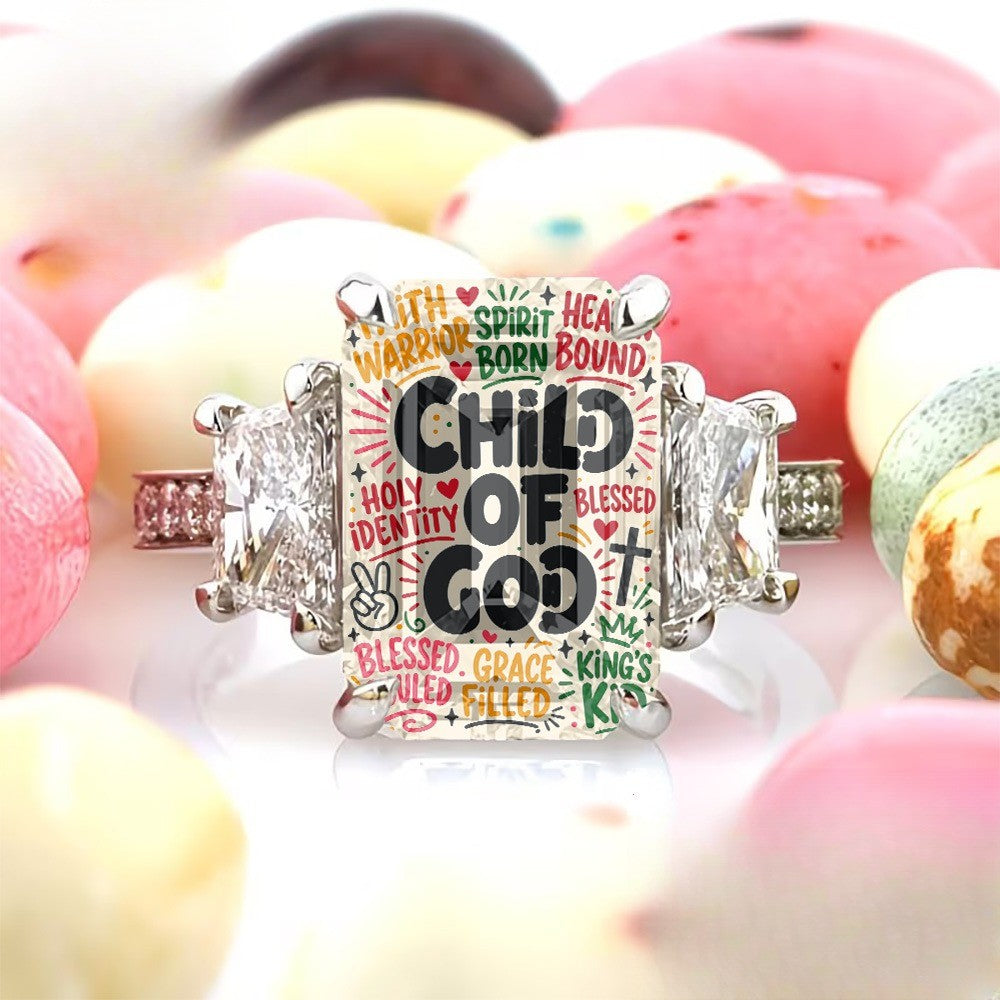 Child of God Square Ring