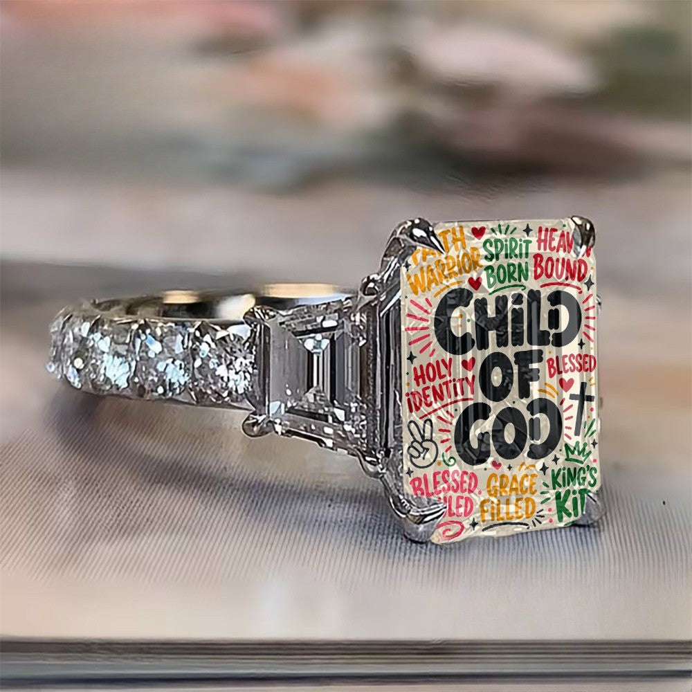 Child of God Square Ring