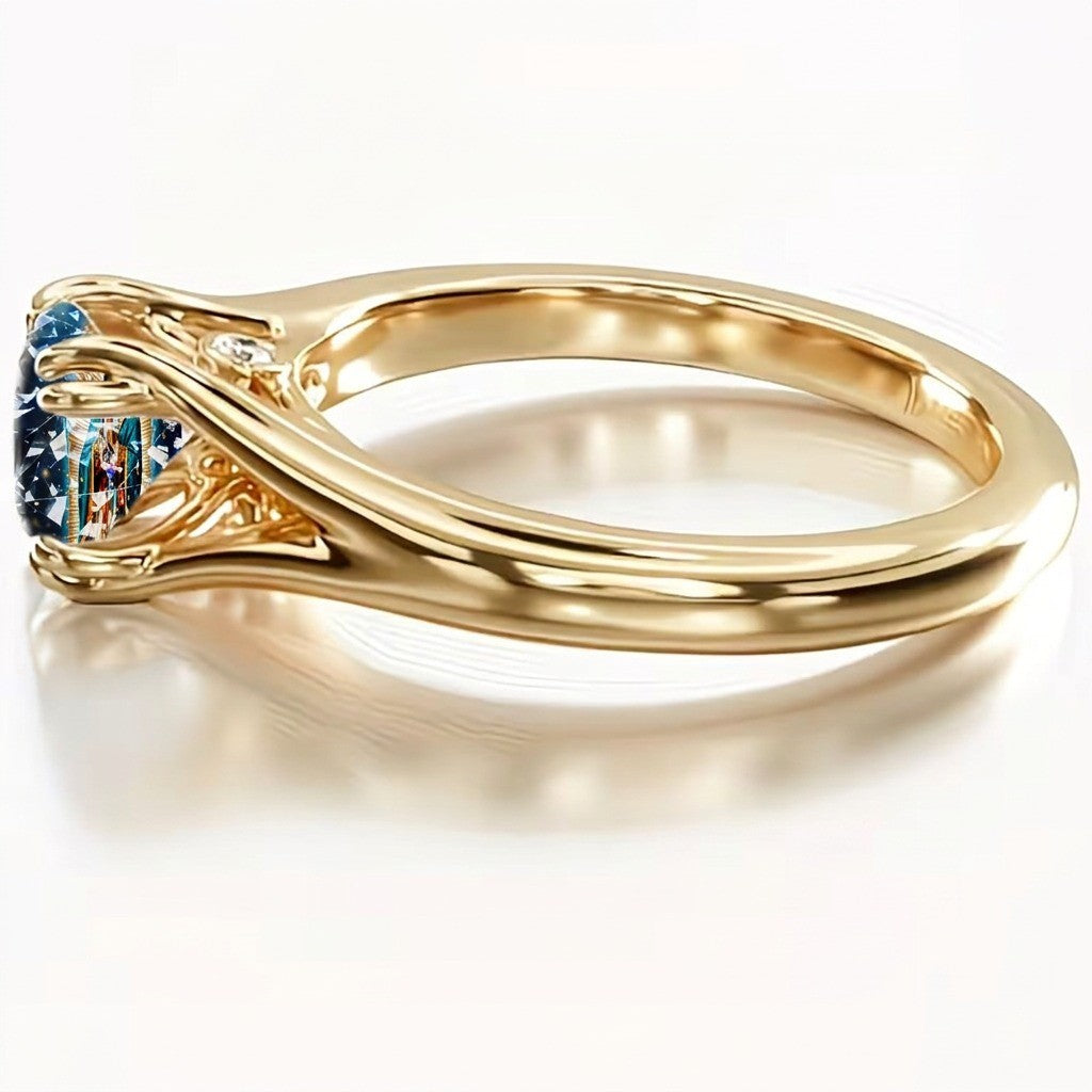 Virgin Mary Twisted Arm Ring