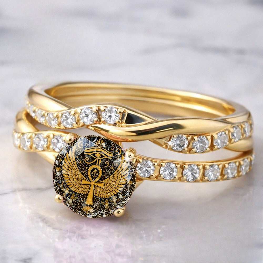 Egyptian Wing & Eye Ring