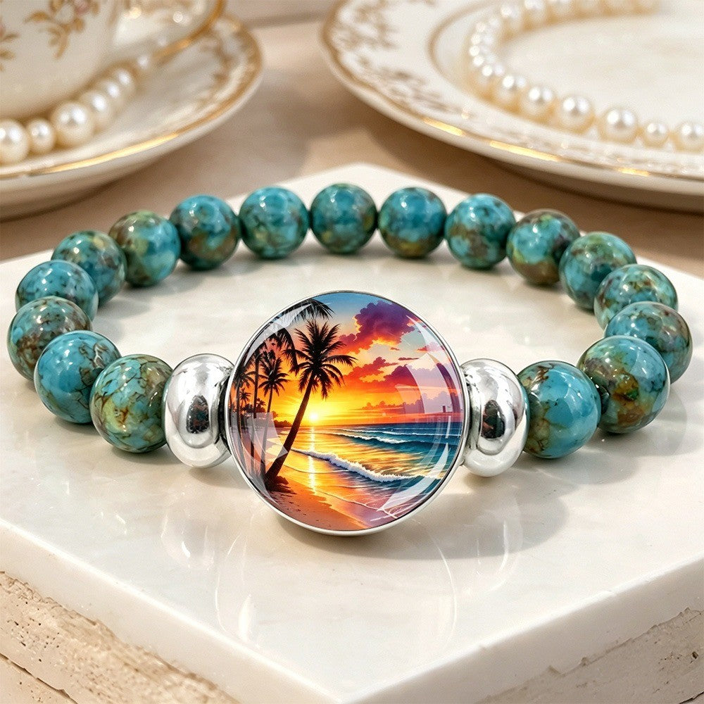Turquoise Sunset Beach Bracelet
