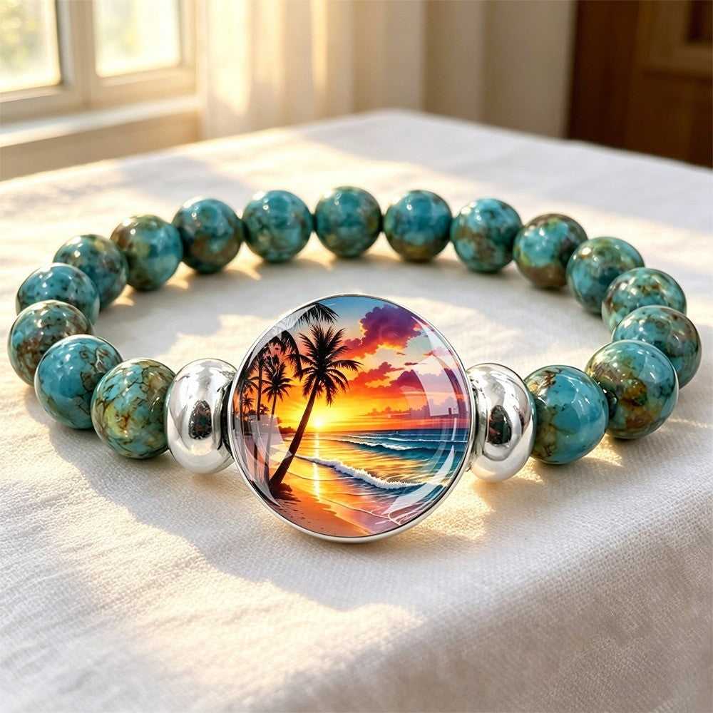 Turquoise Sunset Beach Bracelet