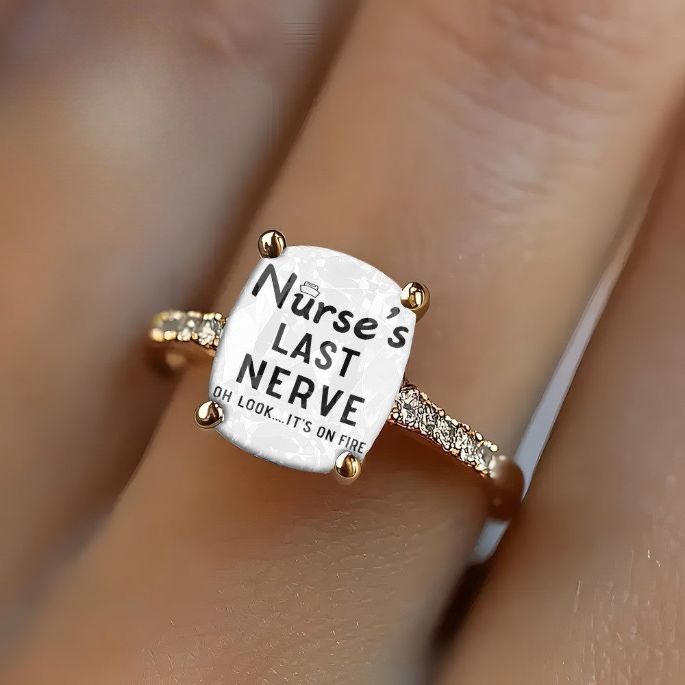 Nurse's Last Nerve Square Ring