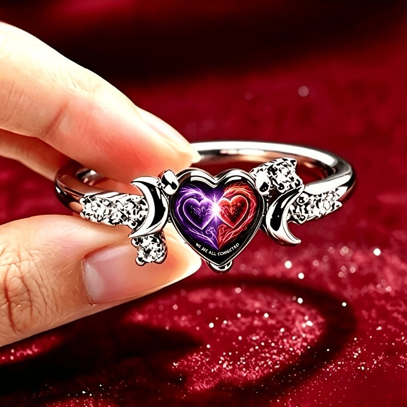 Connected Hearts Glow Ring