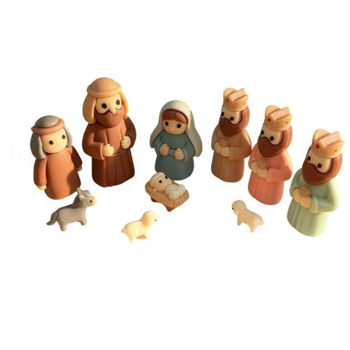 Resin Mini Nativity Scene Set
