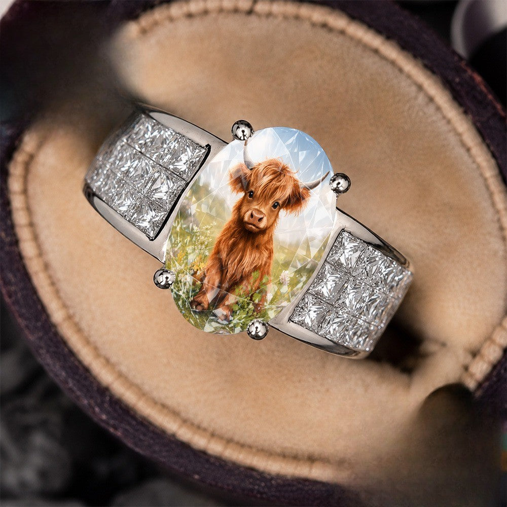 Highland Calf Statement Ring