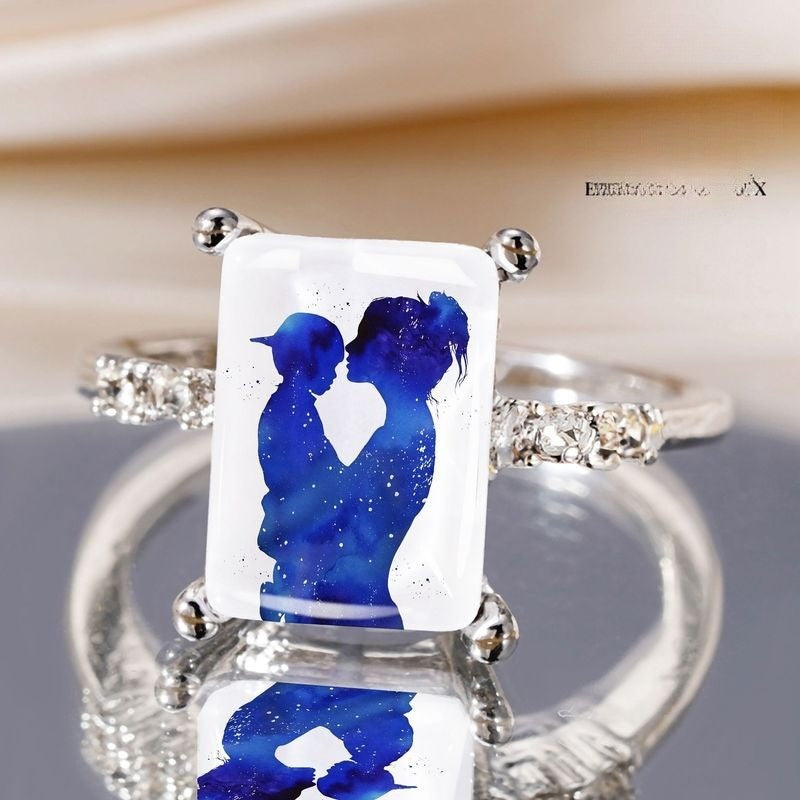 Starry Night Silhouette Ring