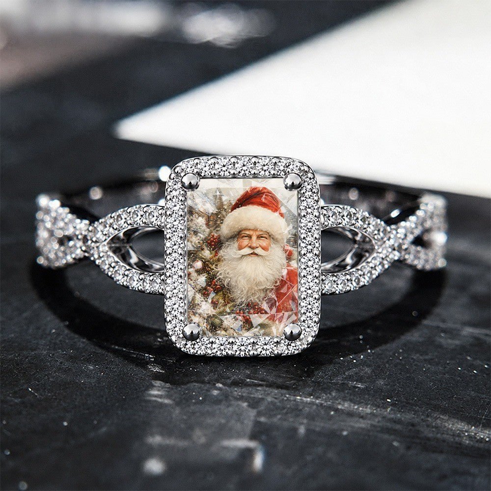 Square Santa Claus Ring