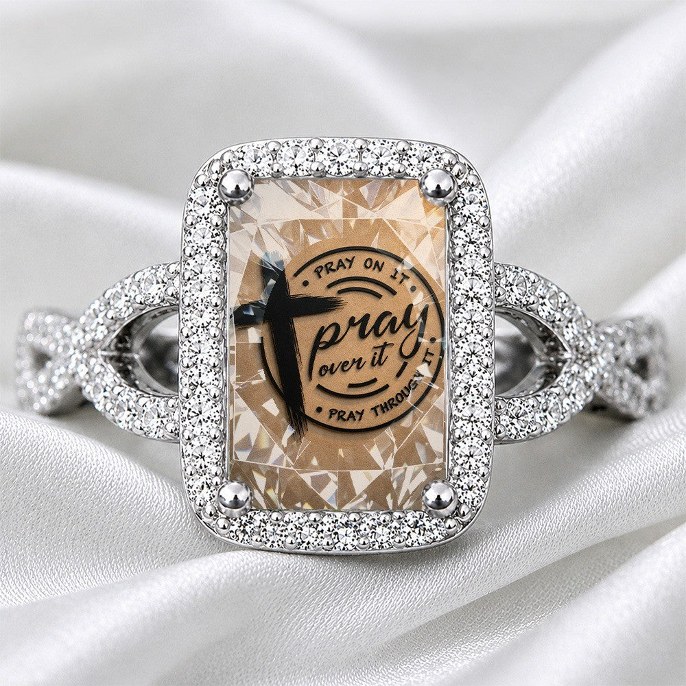 Pray Over It Square Ring