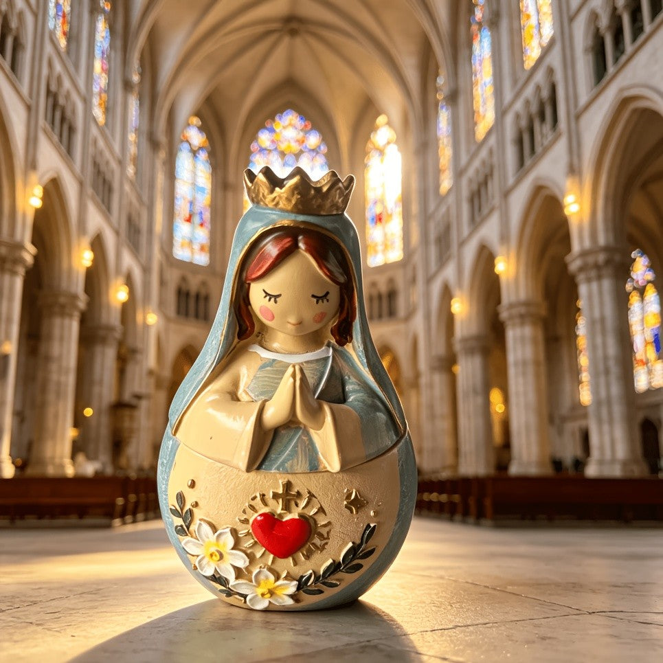 Praying Virgin Mary Figurine