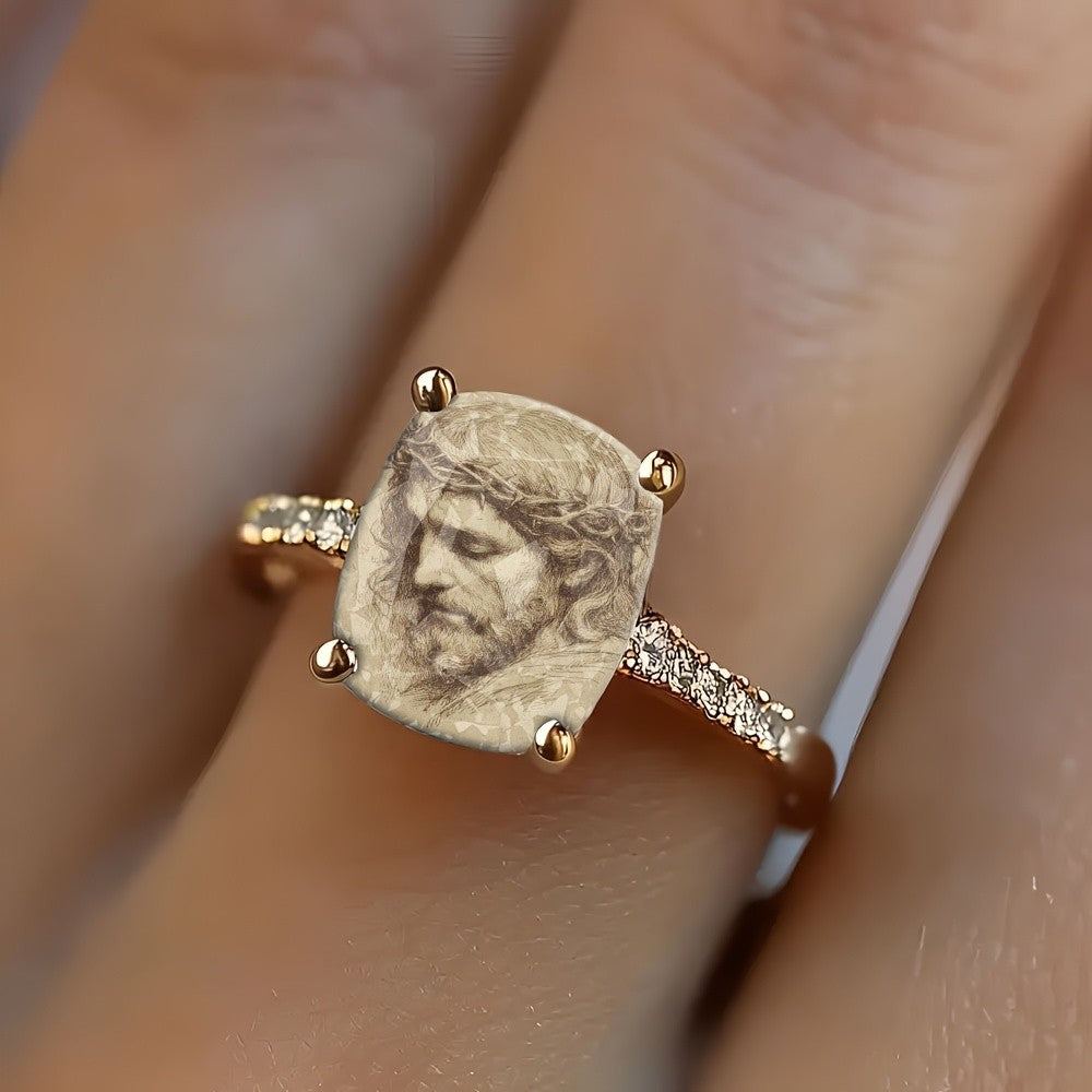Crown of Thorns Square Ring