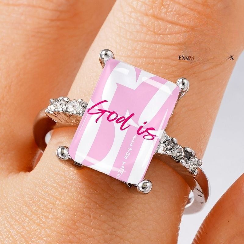 God Is Pink Square Ring