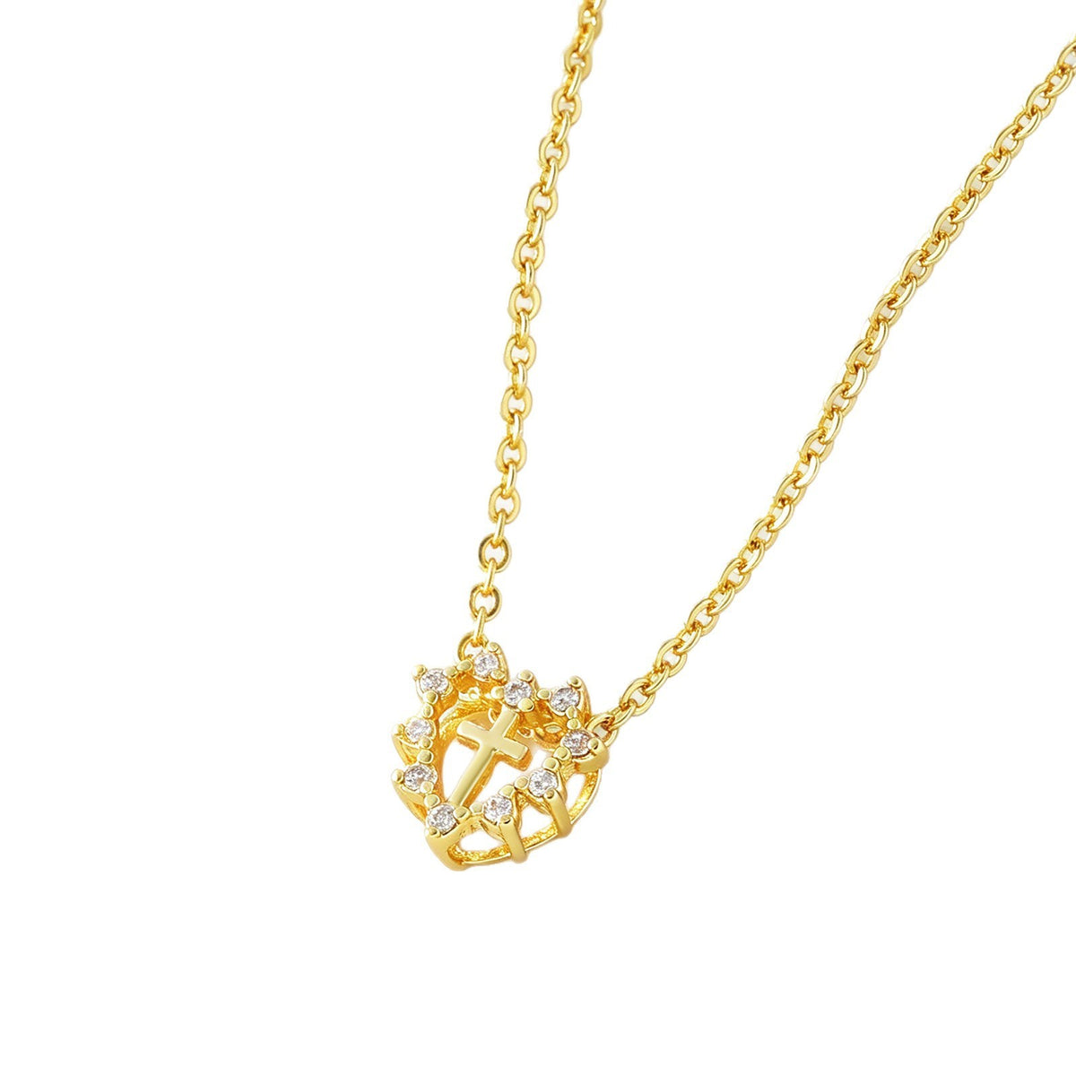 Cross Heart Necklace