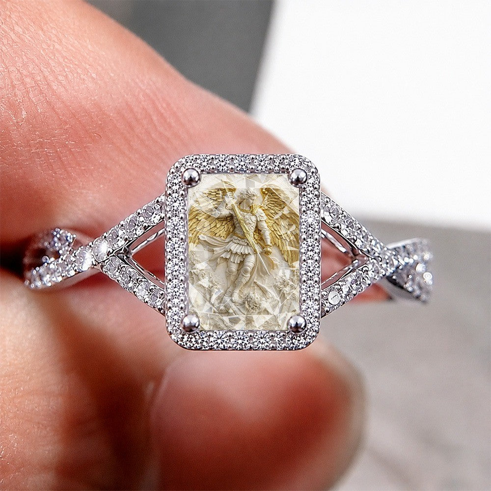 Angel Warrior Square Ring