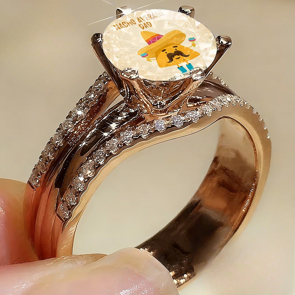 Nacho Average Dad Ring