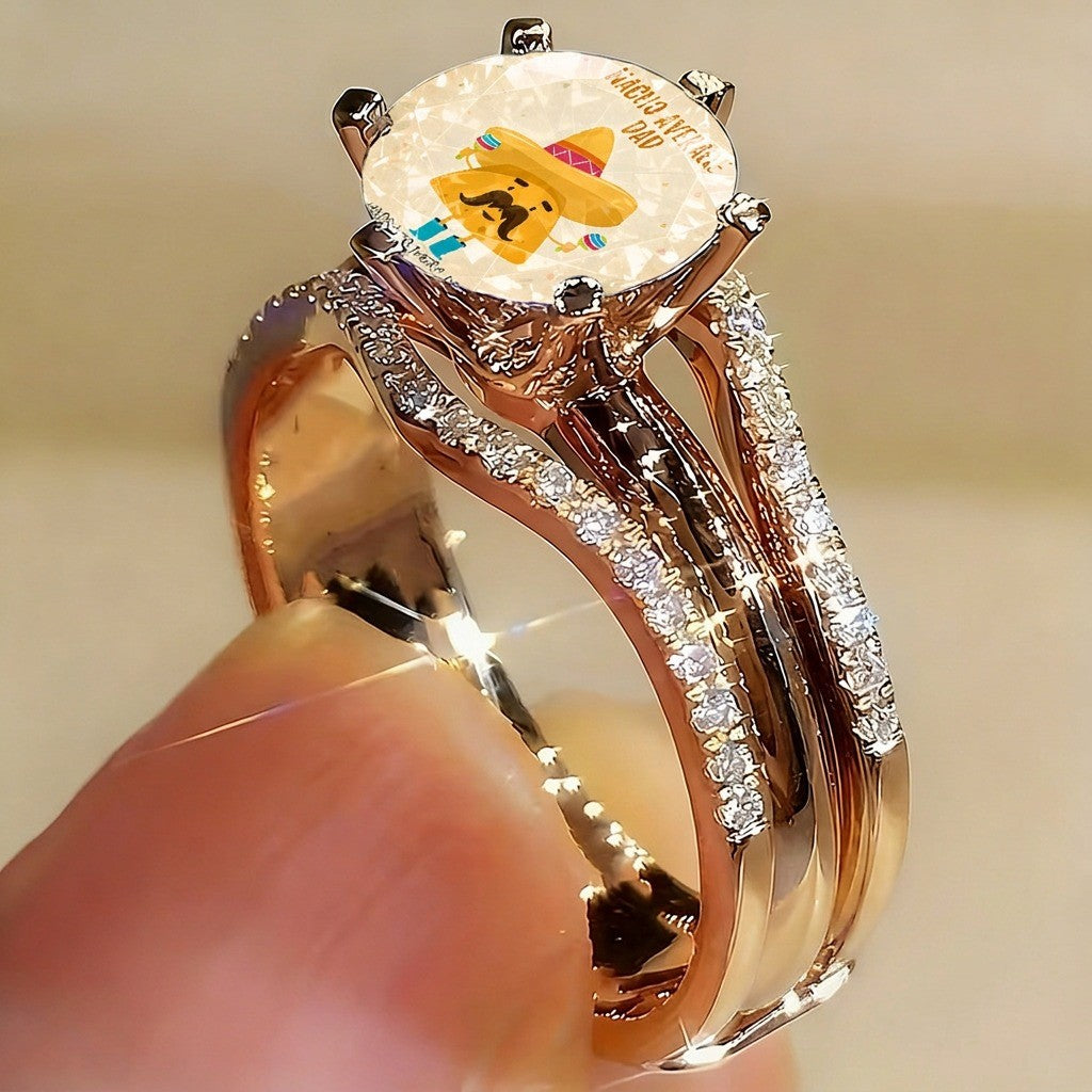 Nacho Average Dad Ring
