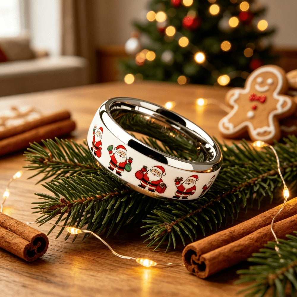 Santa Claus Pattern Ring
