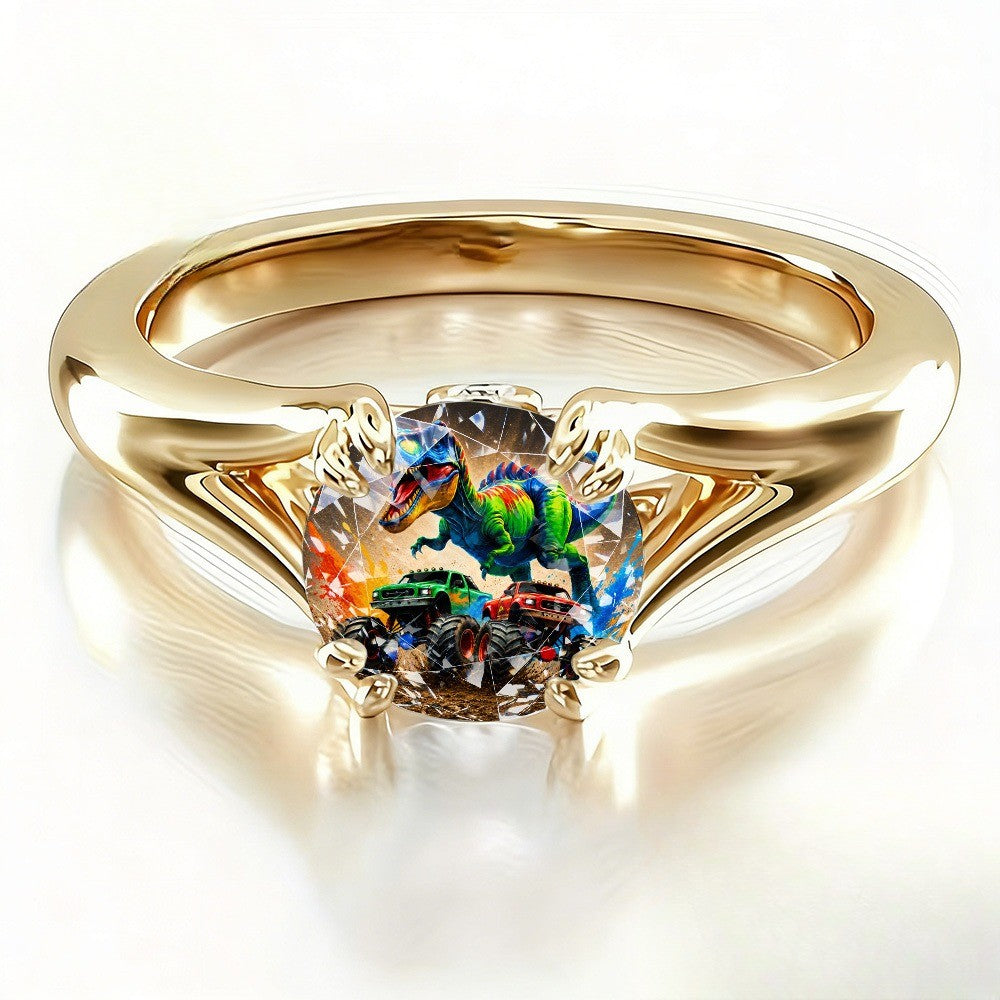 Dinosaur & Monster Truck Ring