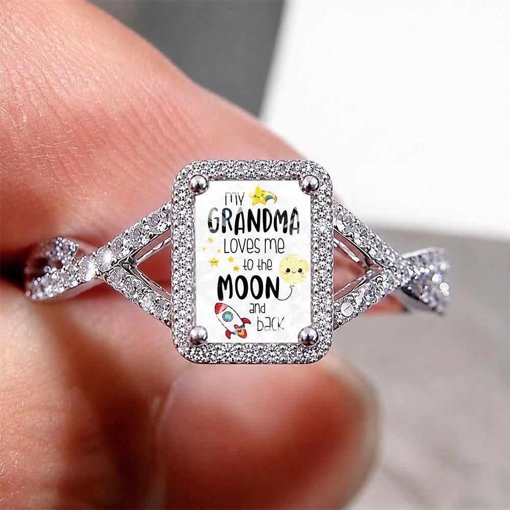 Grandma Moon & Stars Square Ring