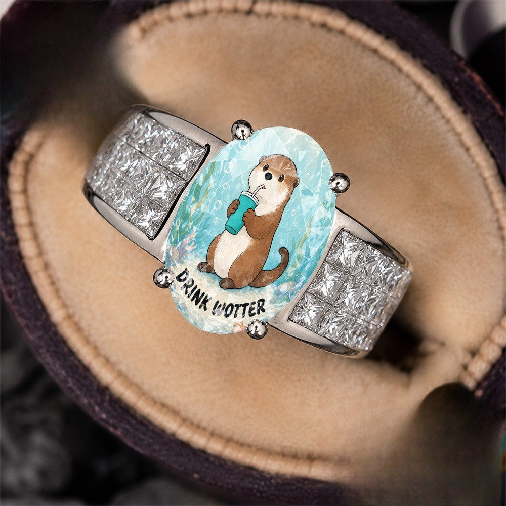 Otter Oval Statement Ring