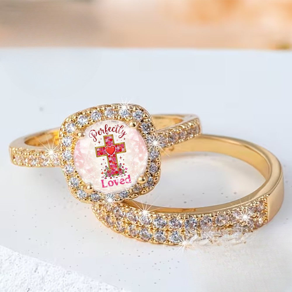 Perfectly Loved Cross Ring Set