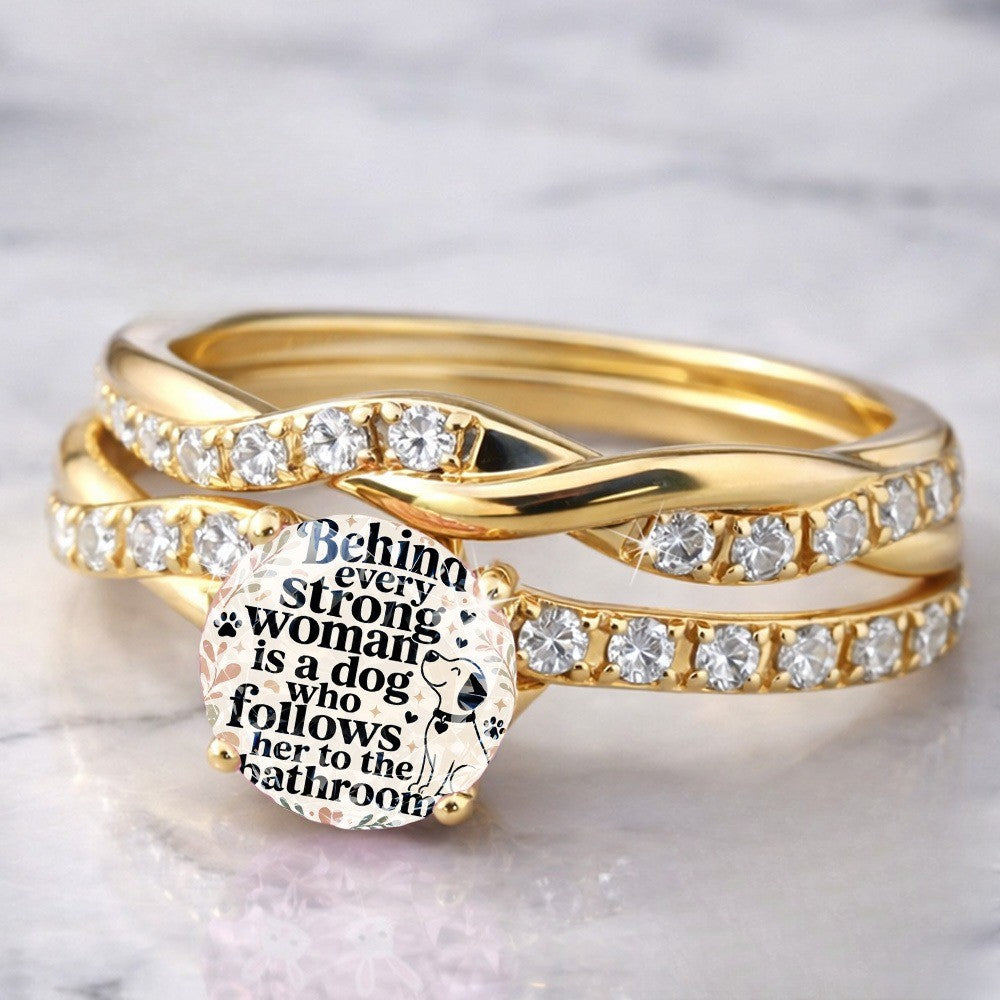 Twisted Dog Companion Ring