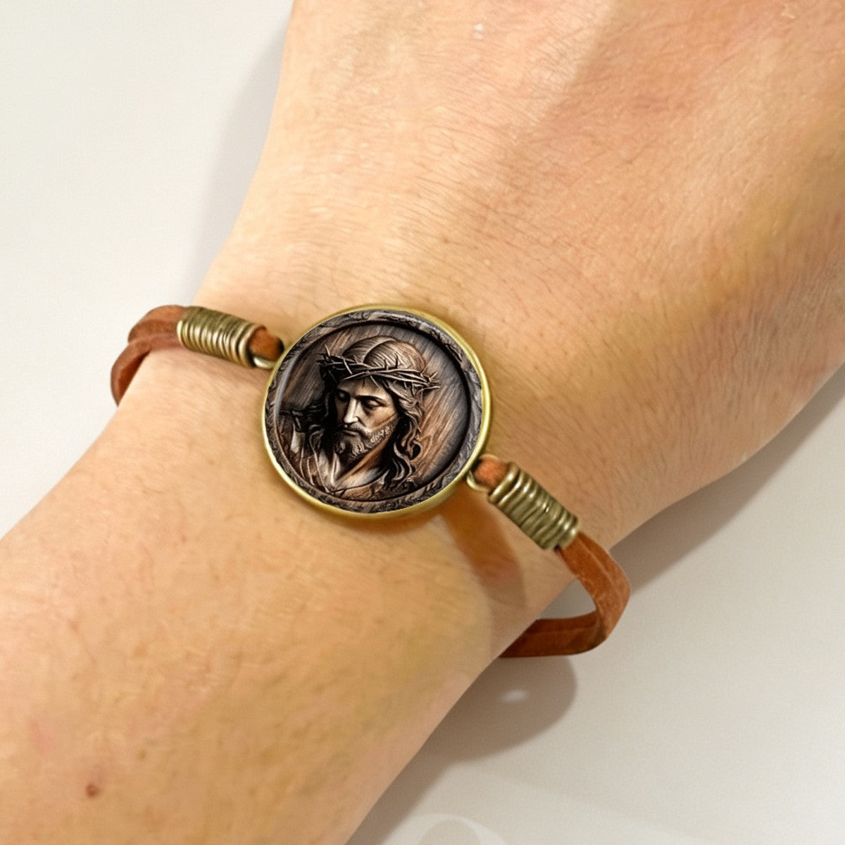 Crown of Thorns Portrait Bracelet