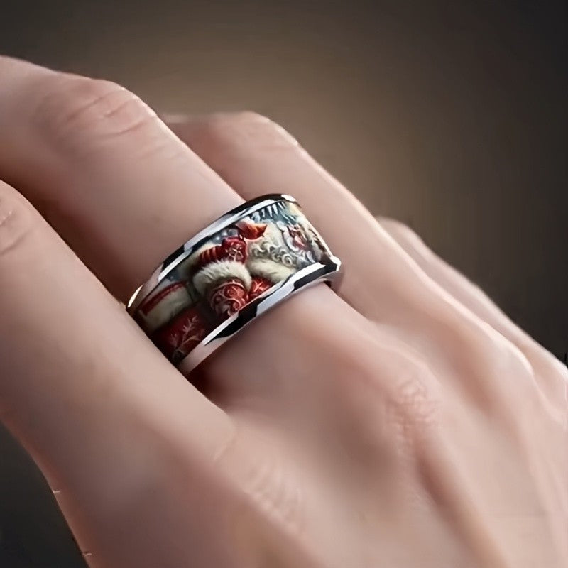 Santa Claus & Cardinal Ring
