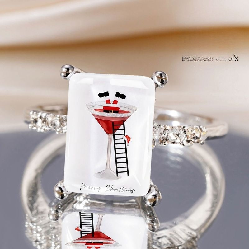 Santa Cocktail Ring