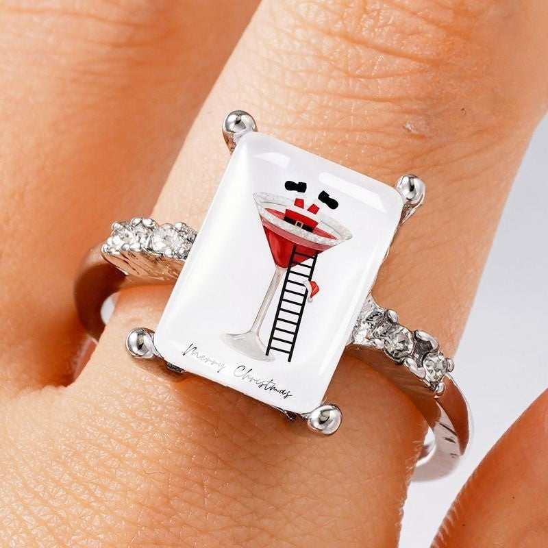 Santa Cocktail Ring