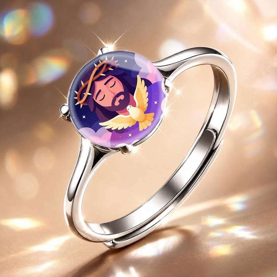 Dove & Crown Adjustable Ring