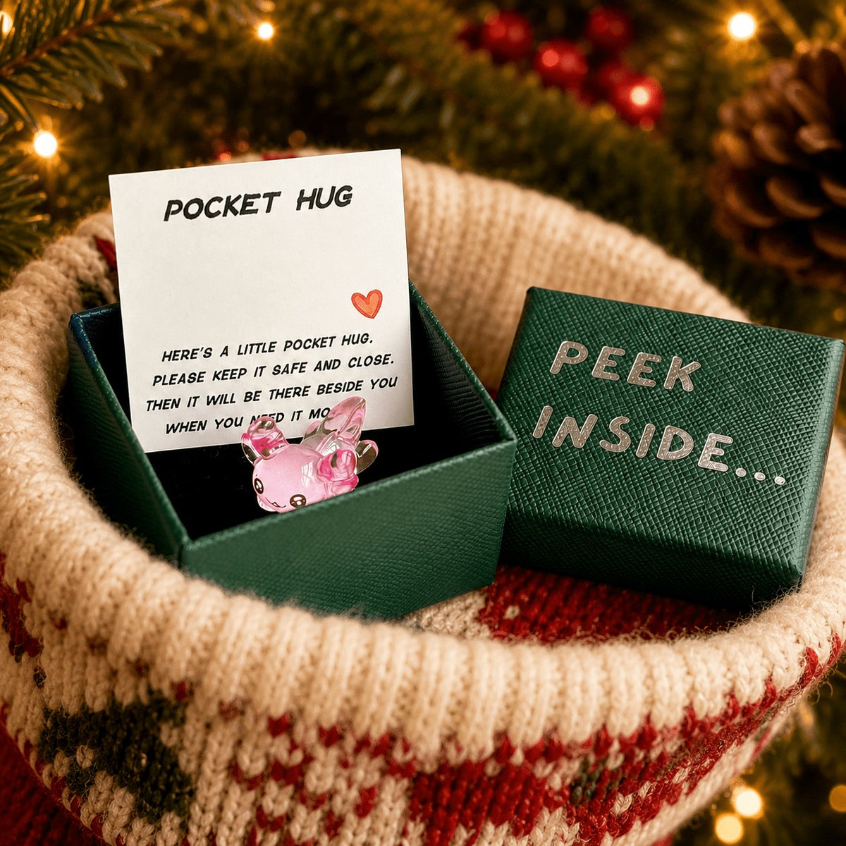 Pocket Hug Axolotl Gift Set