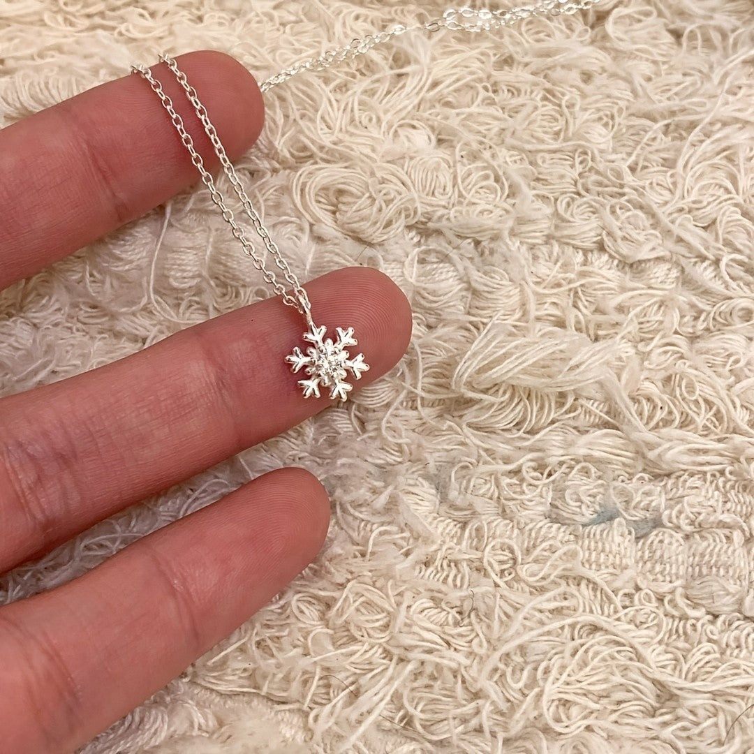 Crystal Snowflake Necklace