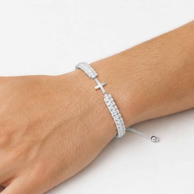 Woven Cross Rope Bracelet