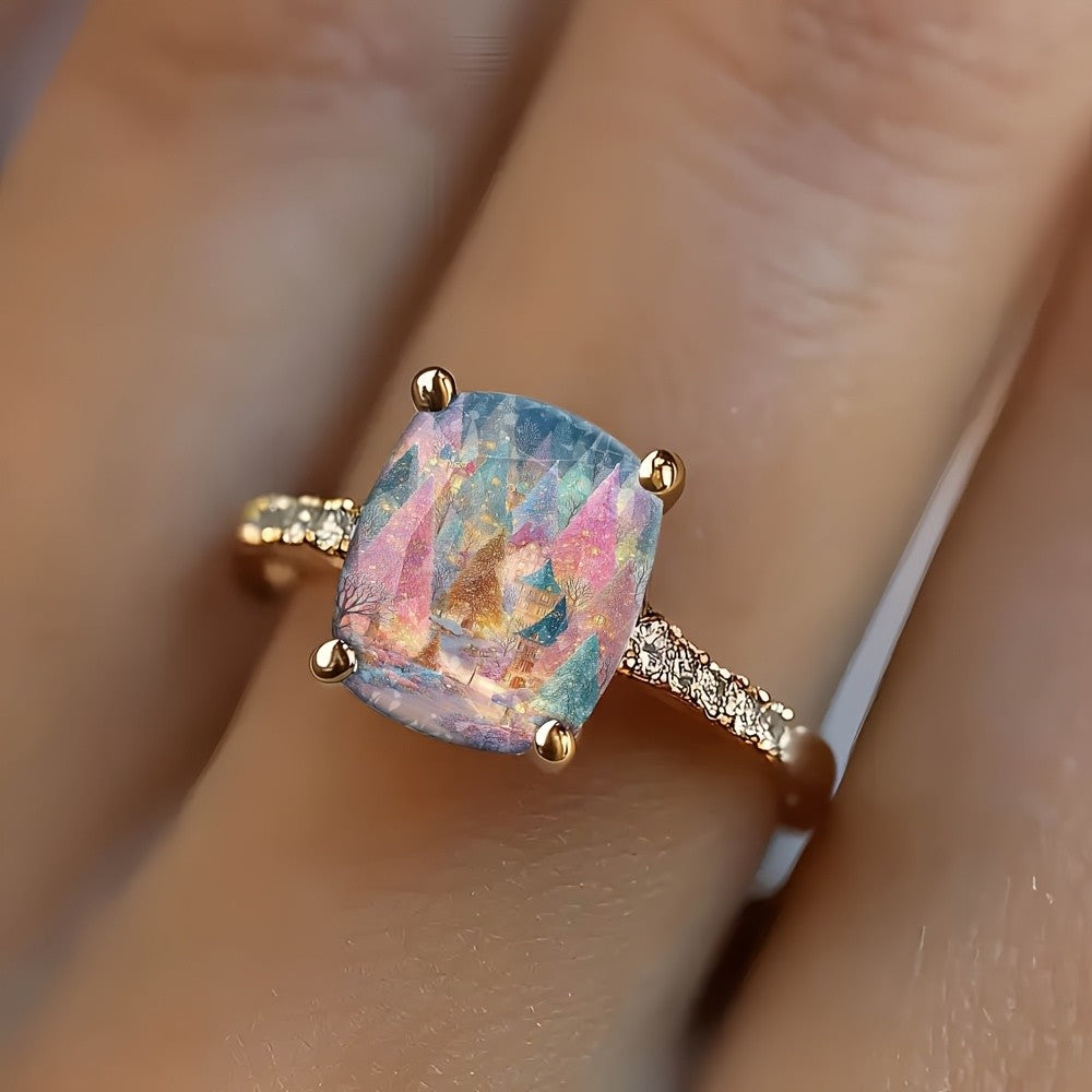 Winter Village Square Ring