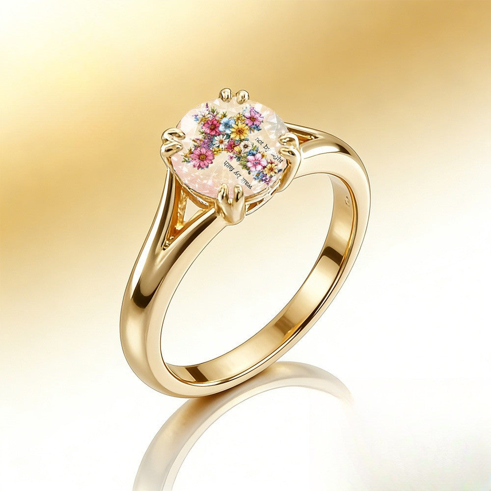 Floral Faith Ring