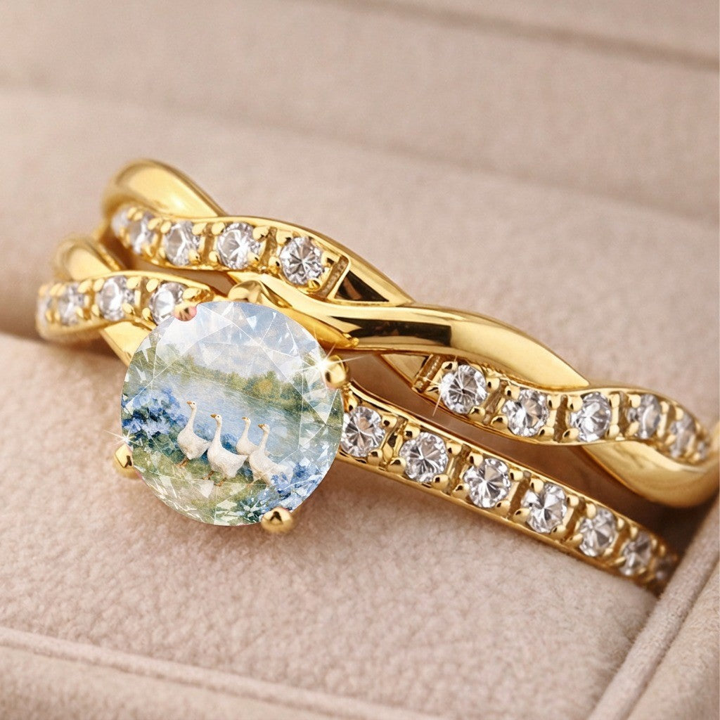 Swan Landscape Ring