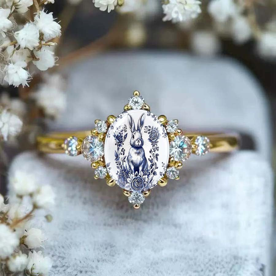 Rabbit Oval Ring