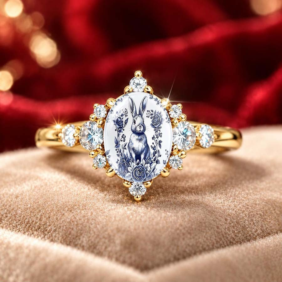 Rabbit Oval Ring