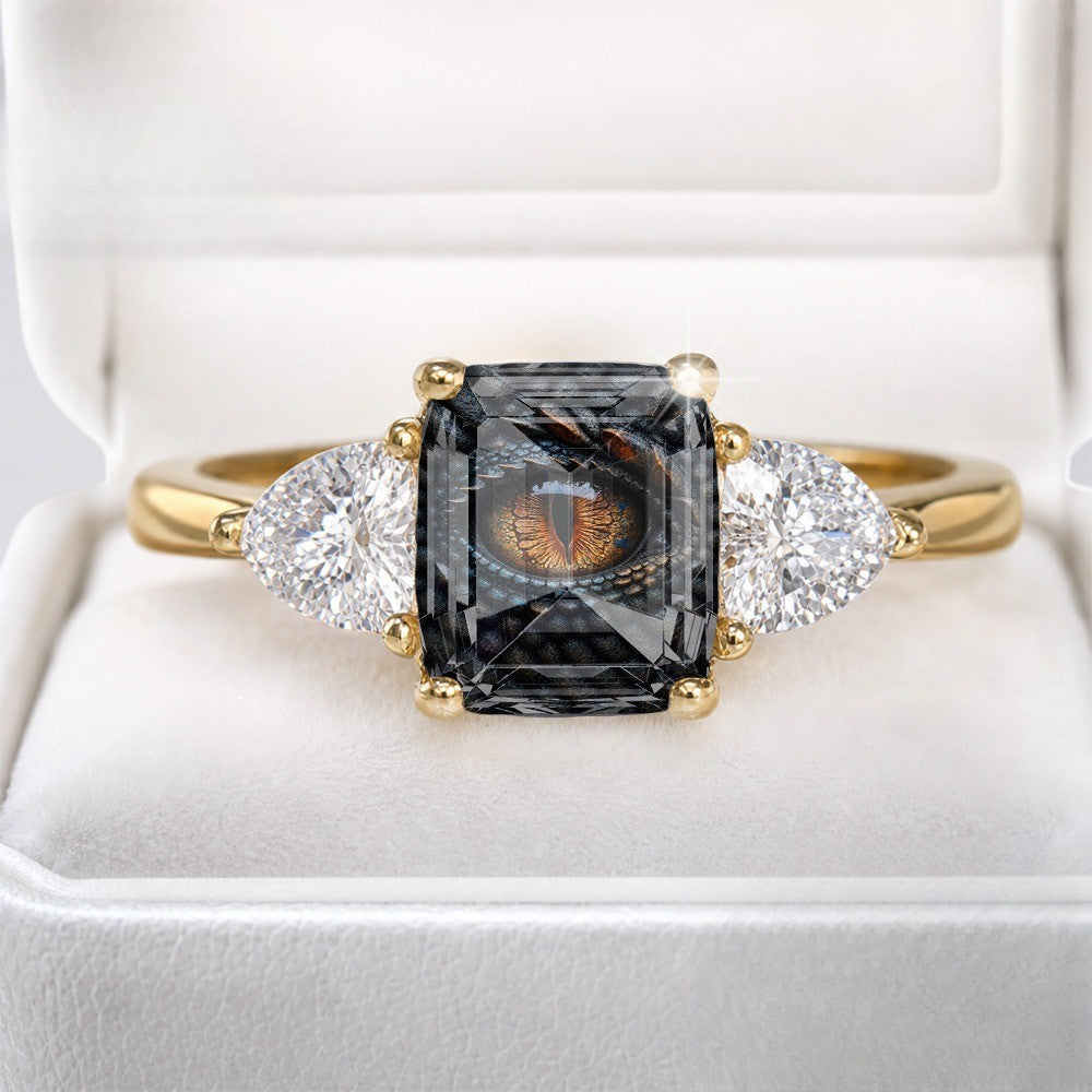 Dragon Eye Rectangular Ring