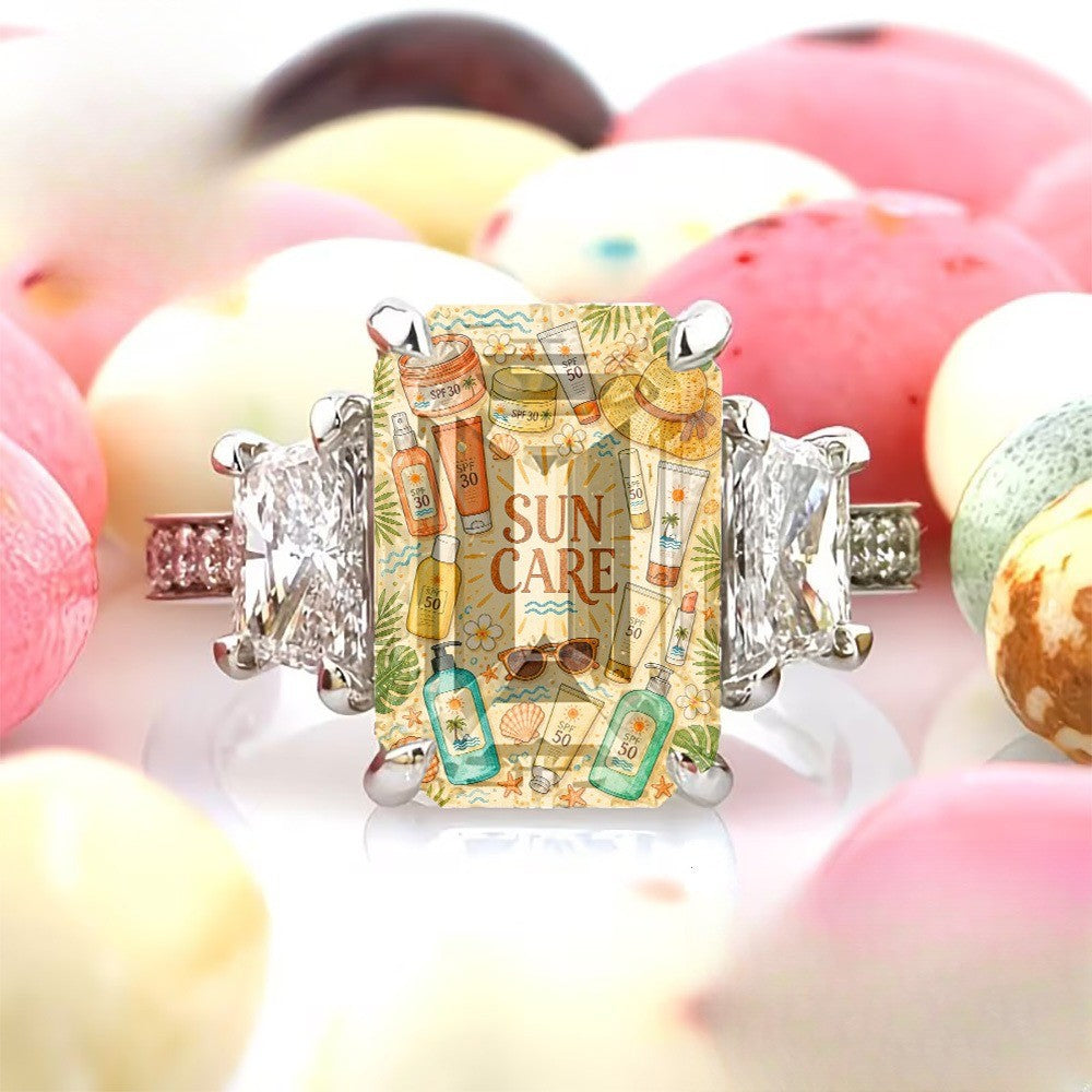 Sun Care Charm Ring