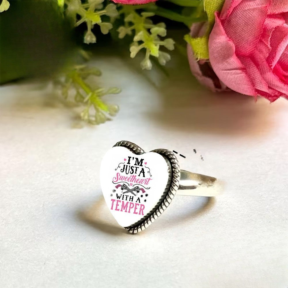 Sweetheart Temper Heart Ring