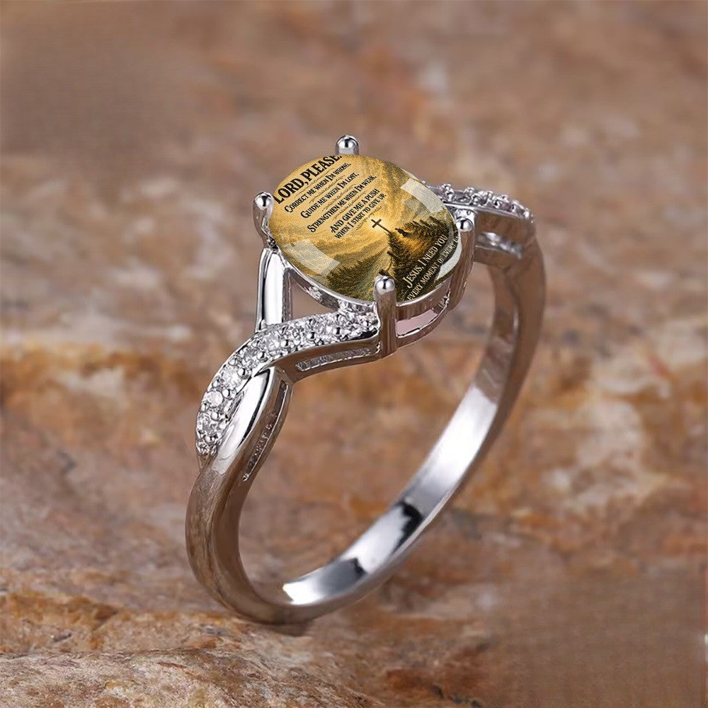 Twisted Band Prayer Ring