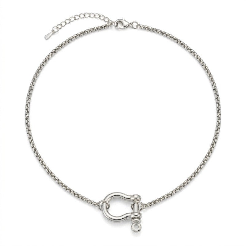 Braided Horseshoe Necklace