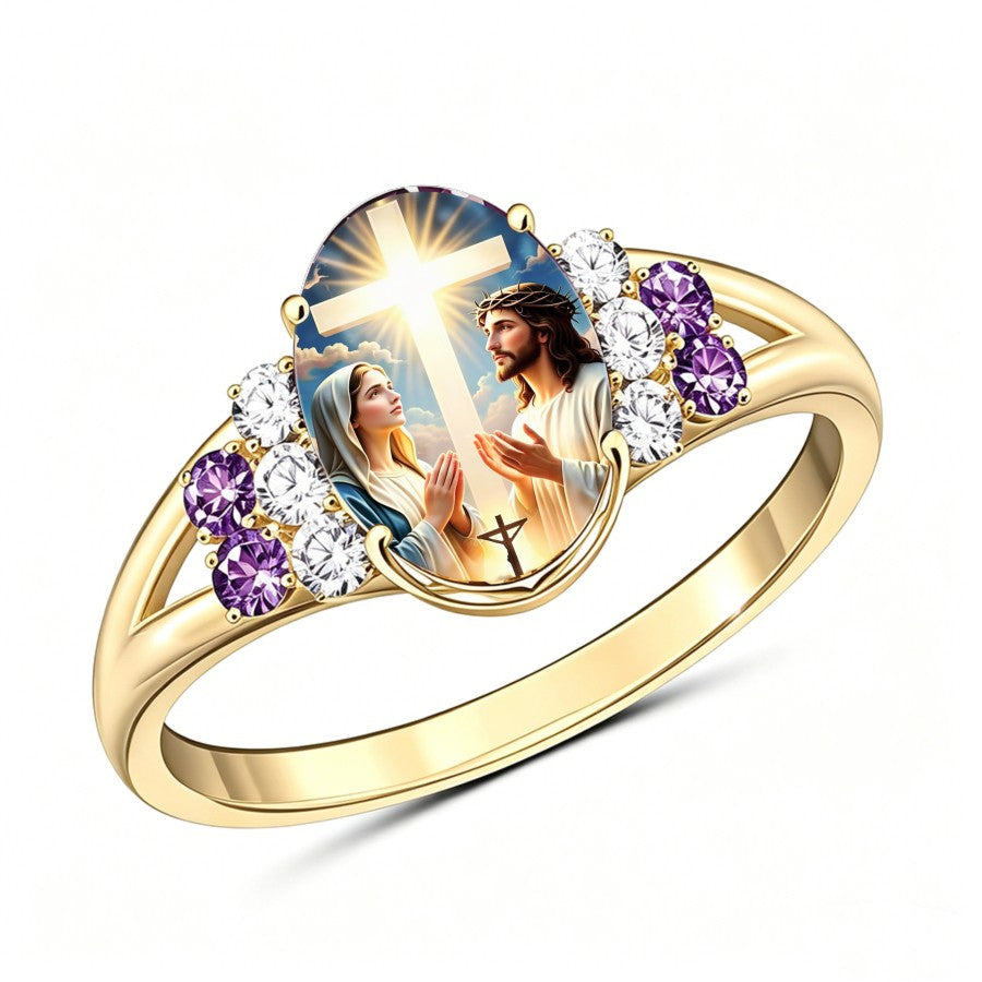 Faith & Devotion Oval Ring