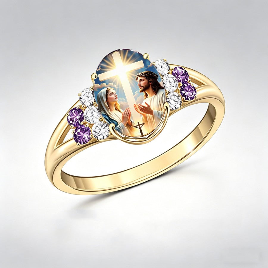 Faith & Devotion Oval Ring